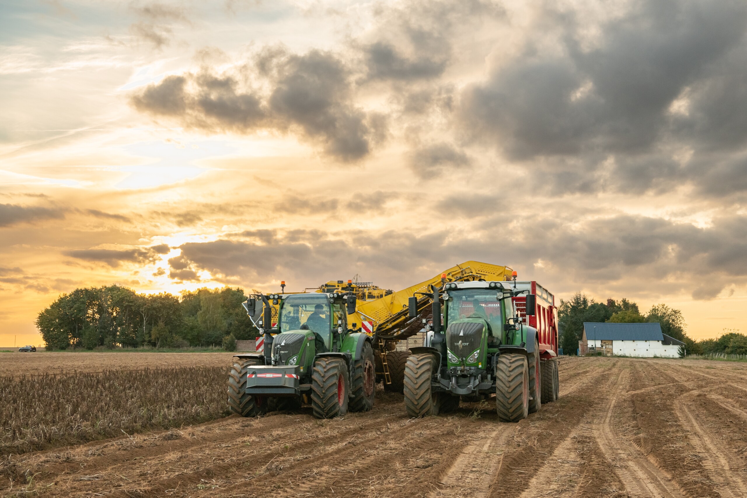 Máquinas agrícolas da Fendt (AGCO). Fonte: Shutterstock